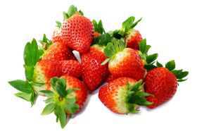 small pile of strawberries