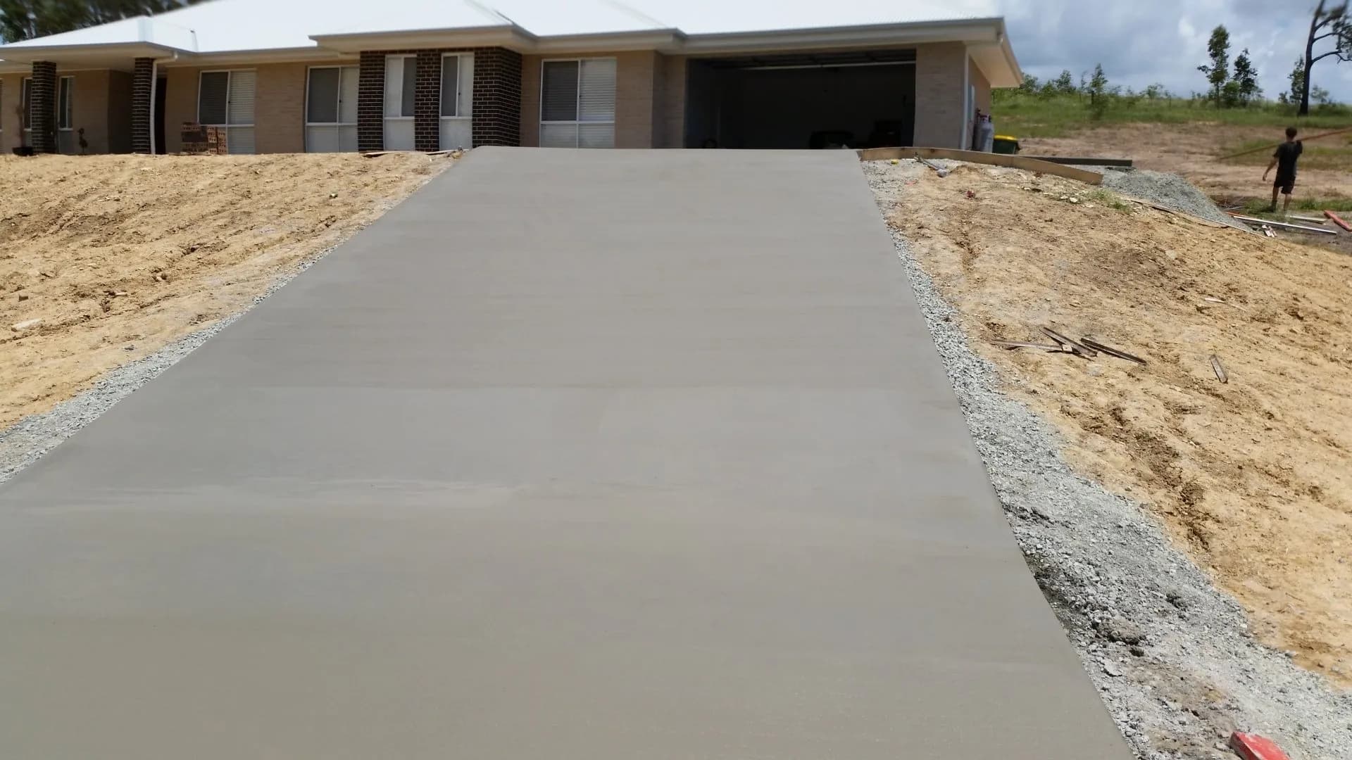 High Slope Driveway — Asphalt and Concreting Services and Solutions in Logan Village, QLD