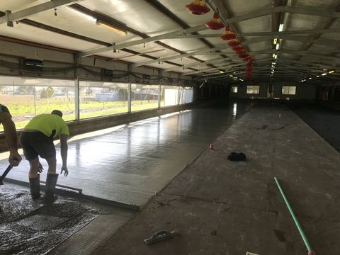 Workers Concreting Floor — Concreting and Asphalting in Logan Village, QLD