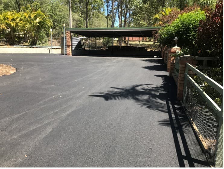 Driveway & Carport After — Asphalt and Concreting Services and Solutions in Logan Village, QLD