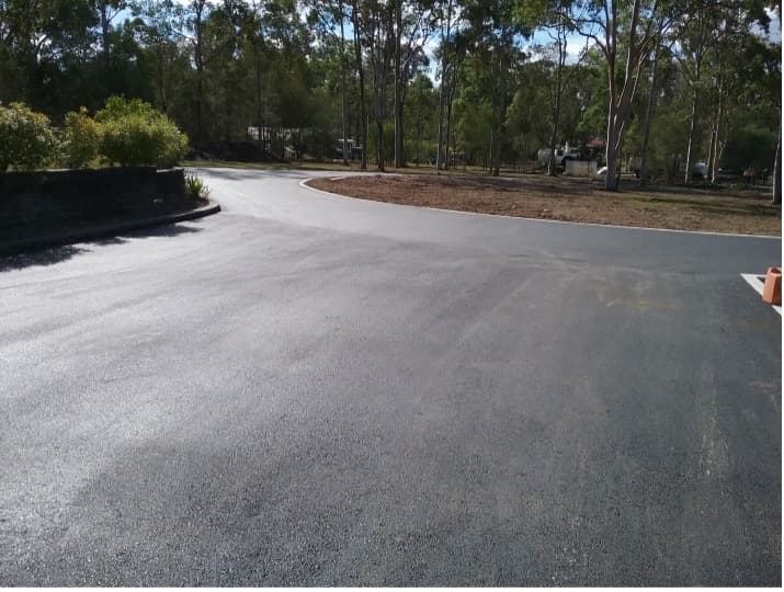 After Adding Asphalt Road — Asphalt and Concreting Services and Solutions in Logan Village, QLD