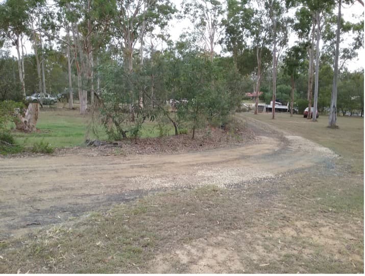 Park Before Pathway Construction — Asphalt and Concreting Services and Solutions in Logan Village, QLD