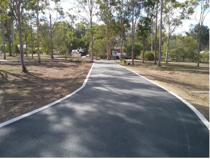 Park After Pathway — Asphalt and Concreting Services and Solutions in Logan Village, QLD