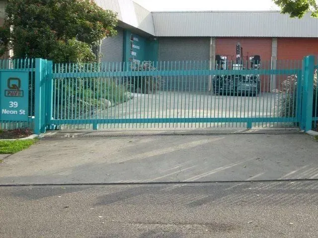 A blue fence with the number 39 on it. — Sunshine Gates in Kunda Park, QLD