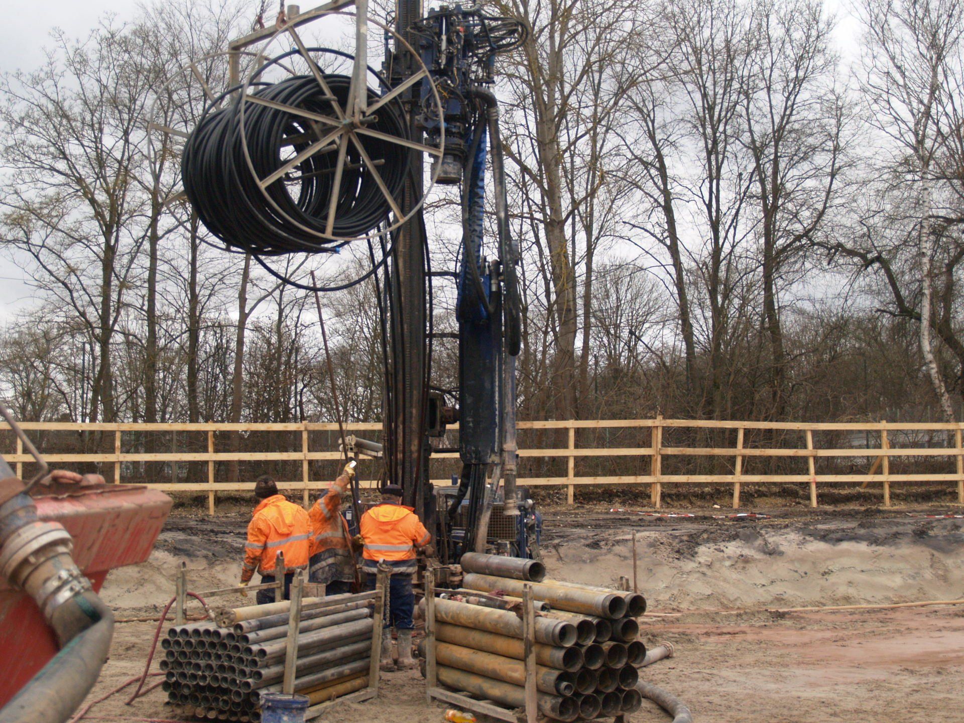 Bohrungen für Erdwärmesonden
