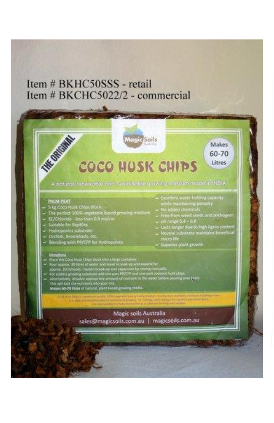 coco husk chips
