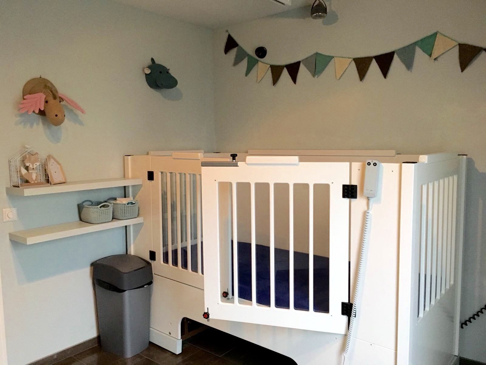 Hooglaagbed op slaapkamer begane grond vakantiehuis 133 vakantiepark Timmerholt