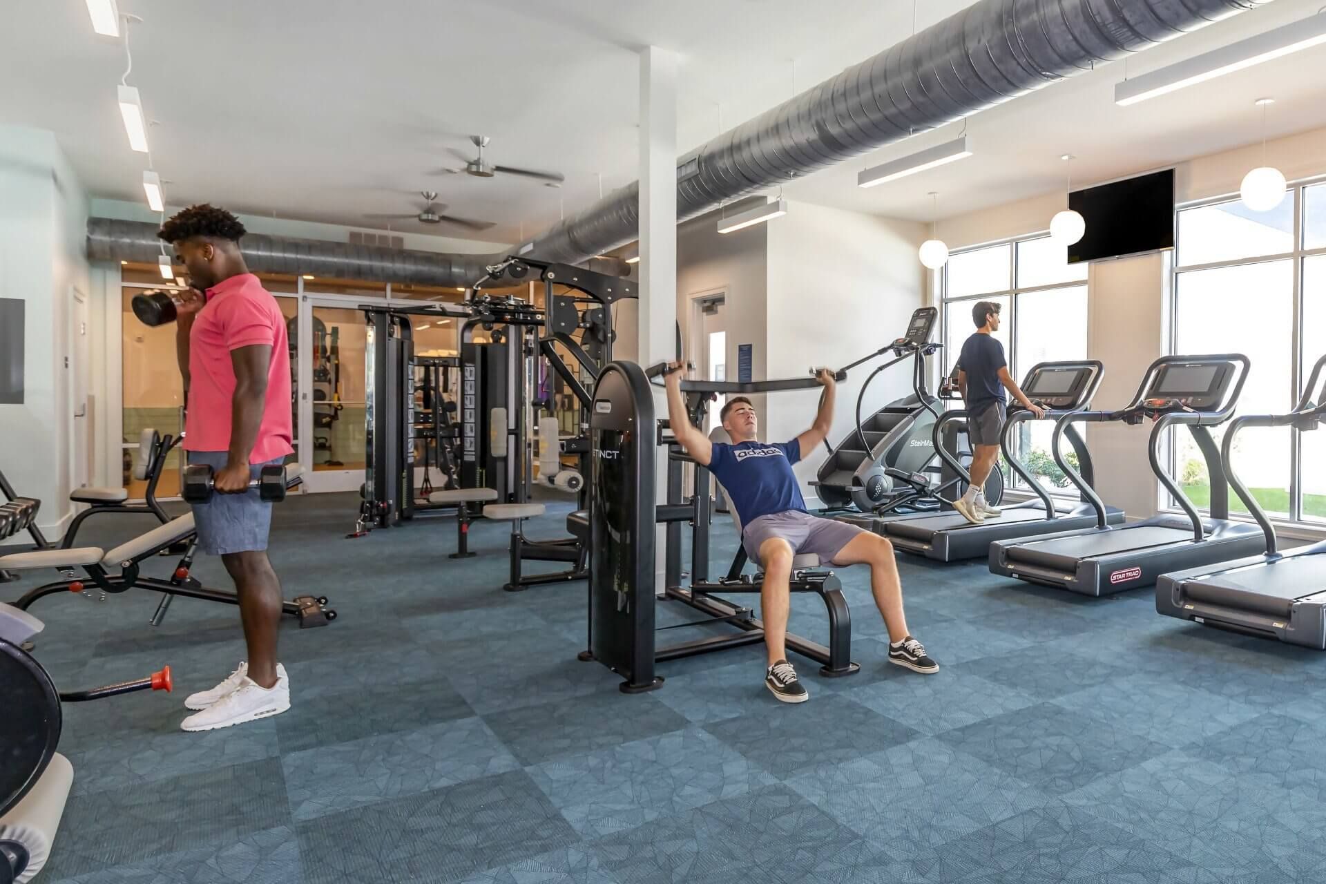 Fitness Center at Uncommon Wilmington. 
