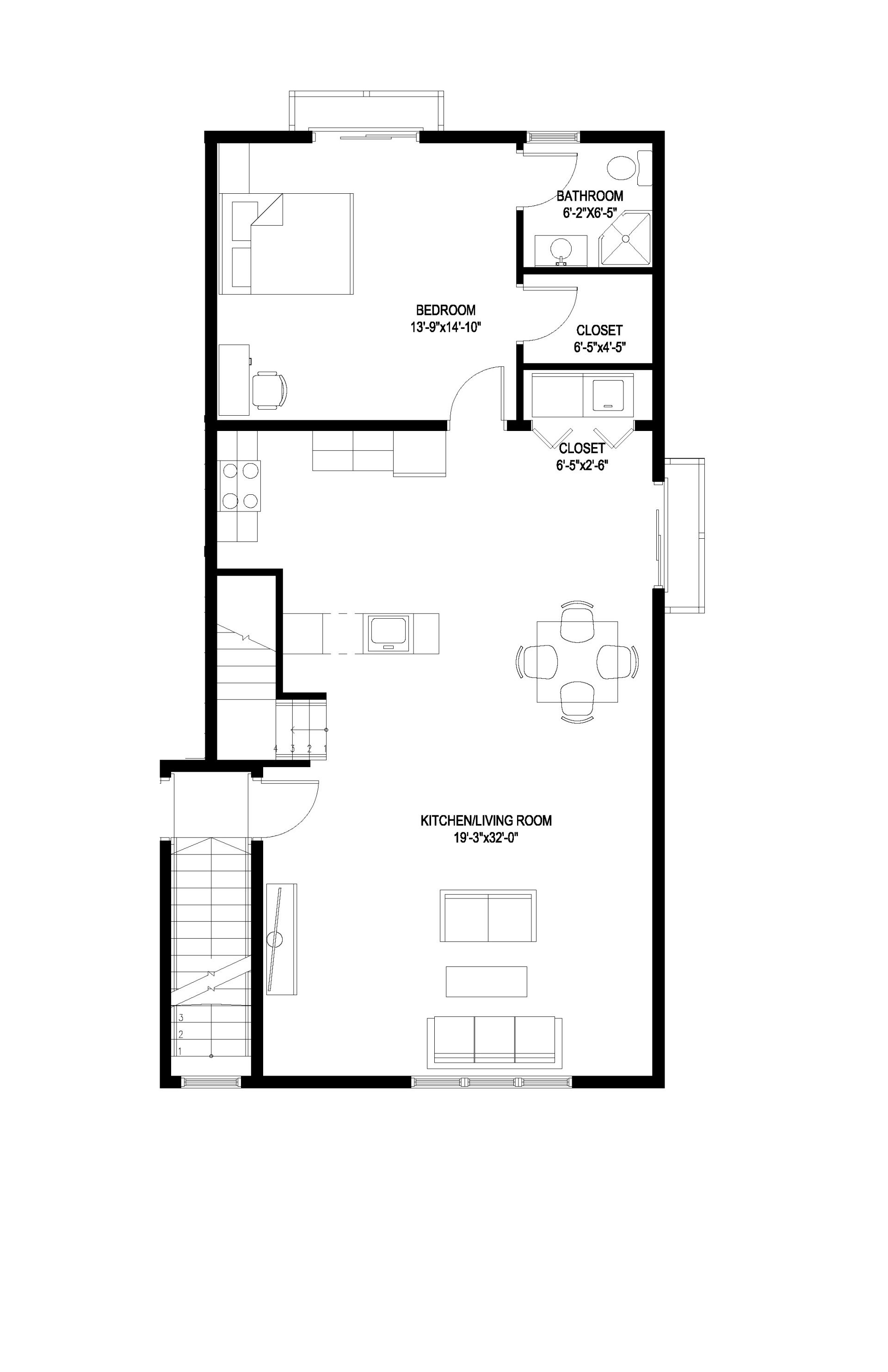The Greylock Dollhouse Floor Plan