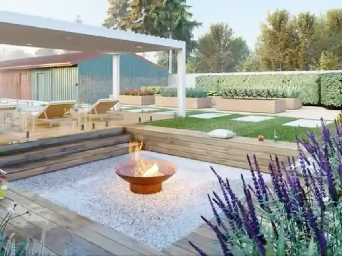 Large Garden landscaping design packages from Justin Abrams