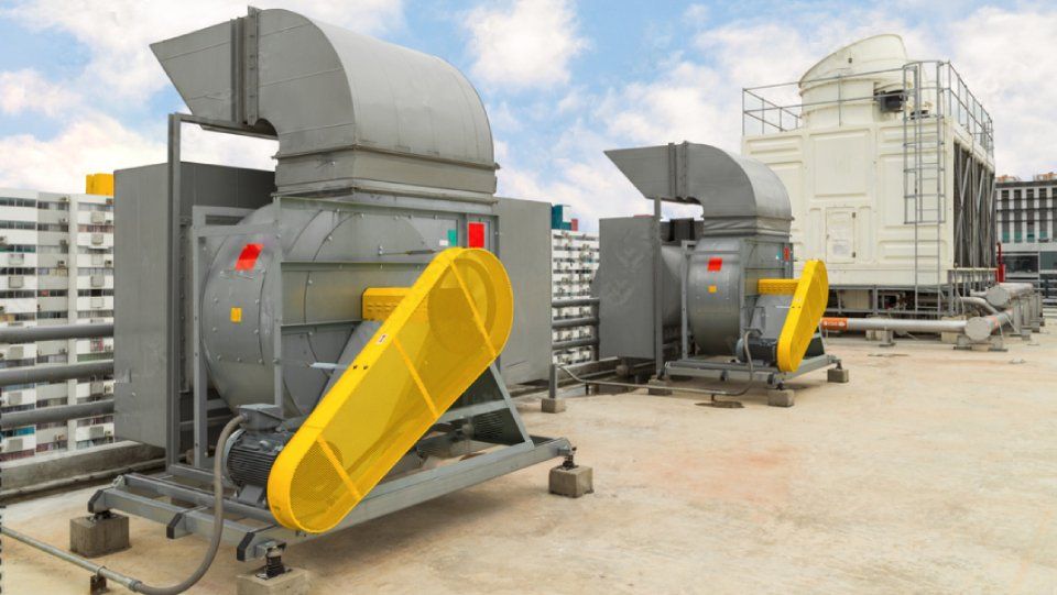 Riparazione di ventilatori industriali in sede