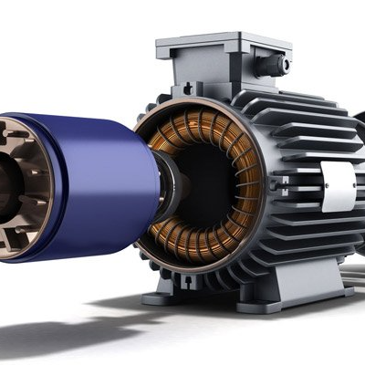 Un macchinario elettromeccanico