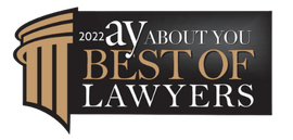 A logo for the 2022 ay about you best of lawyers.