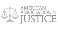 logo for american association for justice