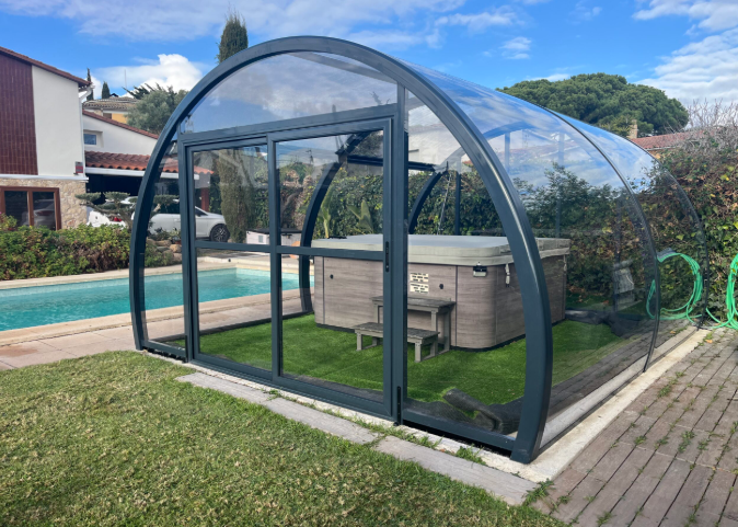 coperture per piscina basse coperture per piscina basse