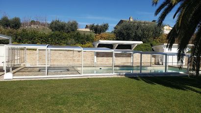 Copertura Solare per Piscina Quadrata per Piscina, Copertura Spa in