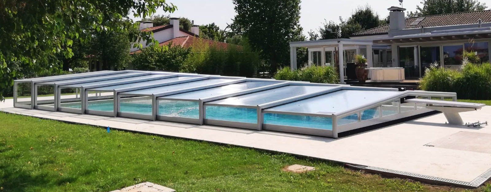 coperture per piscina basse