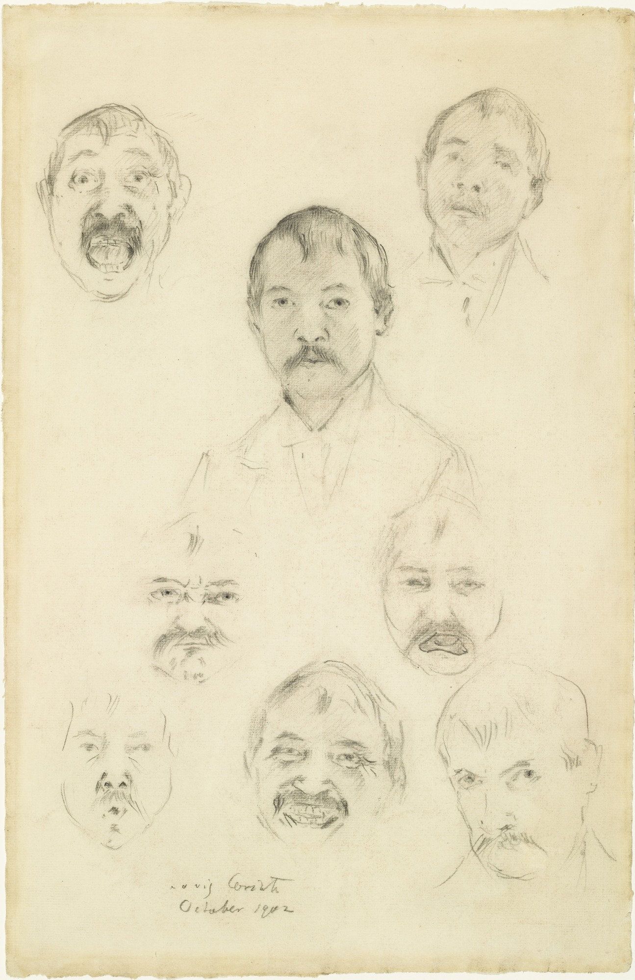 Lovis Corinth Self-Portraits (Selbstbildnisse) 1902