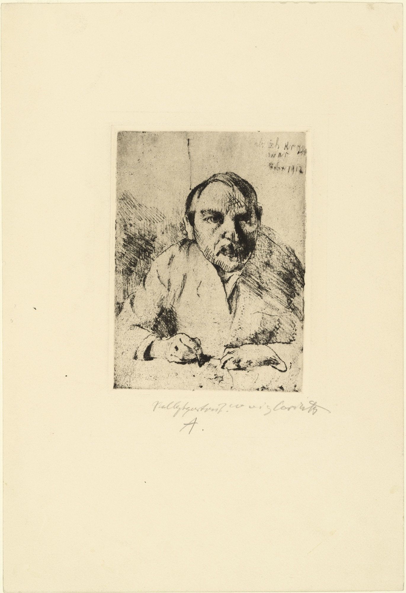 Lovis Corinth Self-Portraits (Selbstbildnisse) 1902, 1912