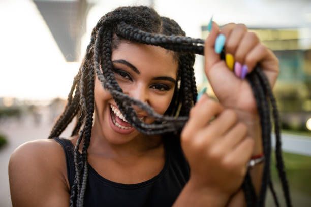 Teenage Model Flaunting Box Braids Hairstyle — Morrisville, PA — Doyin Beauty Supply