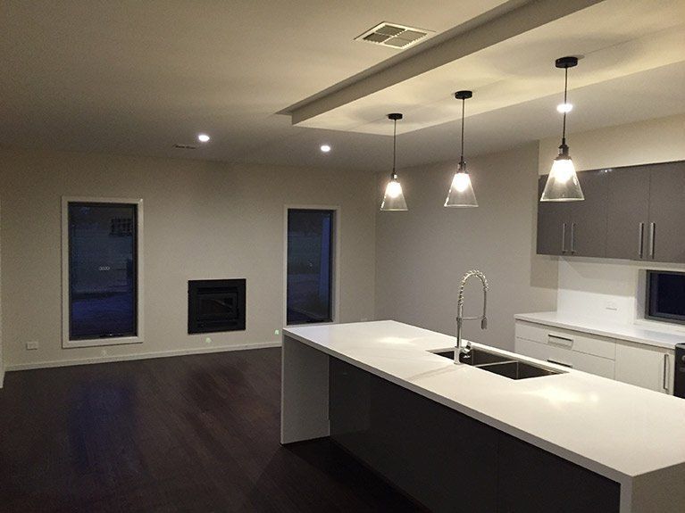 Kitchen Table With Sink — Shepparton, VIC — GV Plaster Products