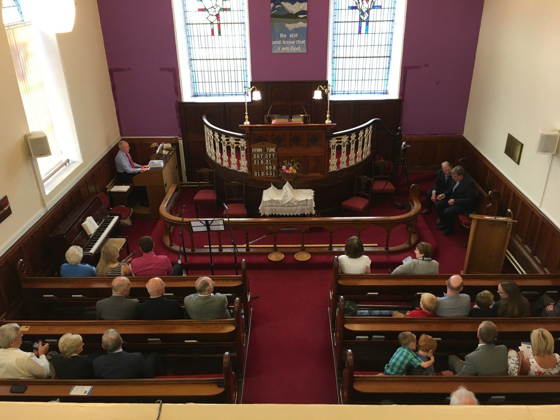 Moira Methodist Church, 1822 - 2017 Building Photograph of Moira Methodist Church, 1822 - 2017 Building Interior