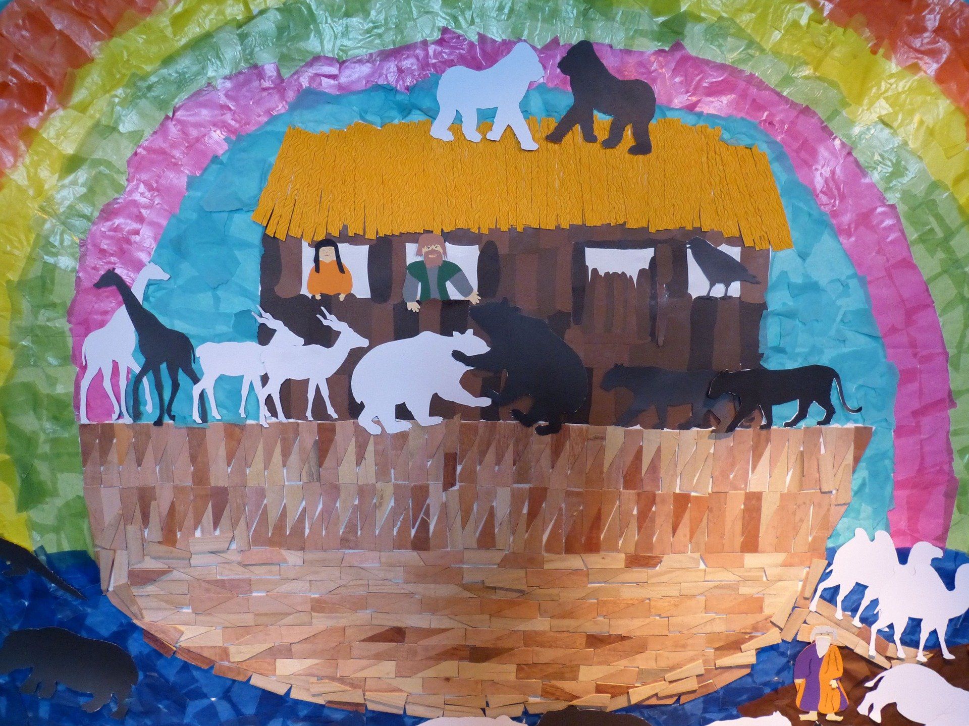 Children's Drawing of Noah's Ark
