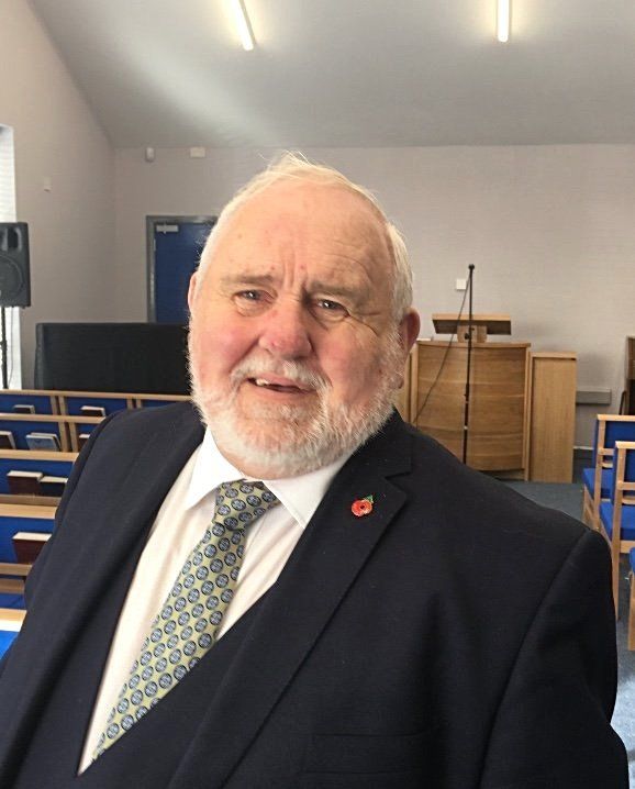 Mr. Neville Mawhinney, Society Steward Photograph of Mr. Neville Mawhinney, Society Steward, Moira Methodist Church
