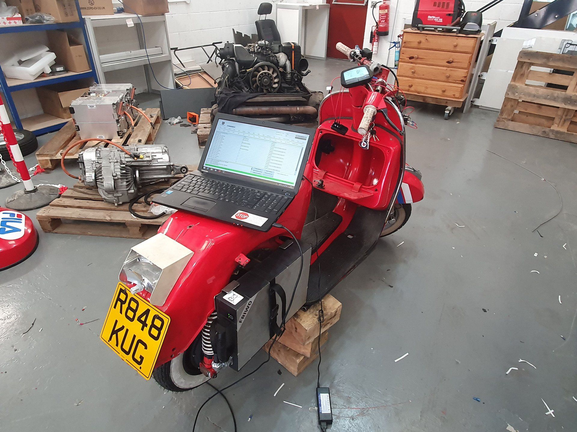 Classic Vespa Electric drive Conversion