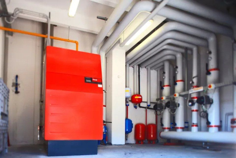 impianto termoidraulico di un'azienda