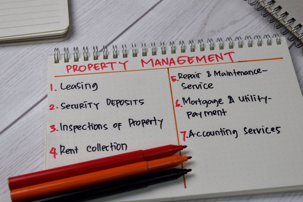 Property Management Written On A Notebook — Austin, TX — Property Management Of Texas