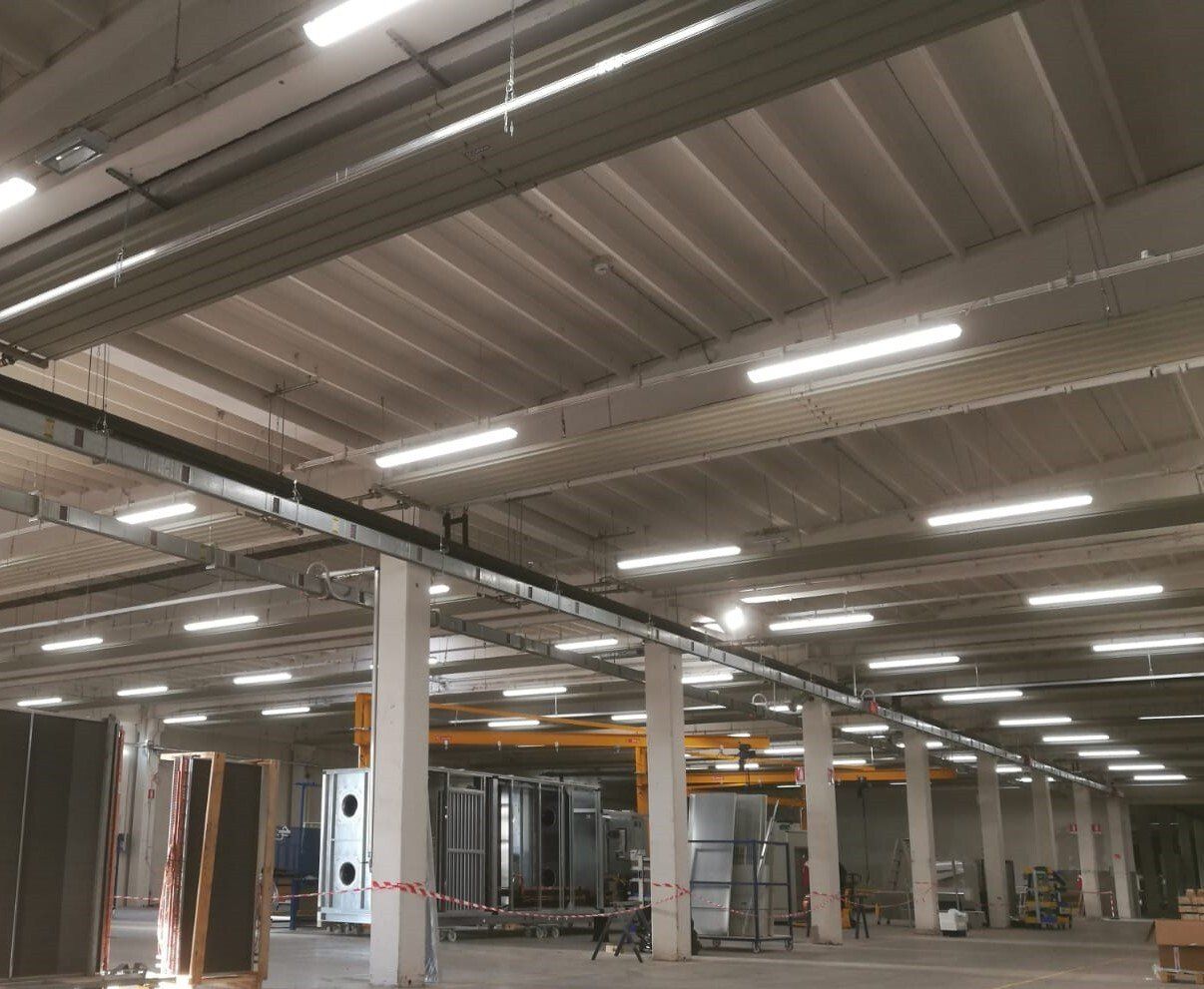 Illuminazione interna aziendale