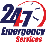 a logo for a company called 247 emergency services