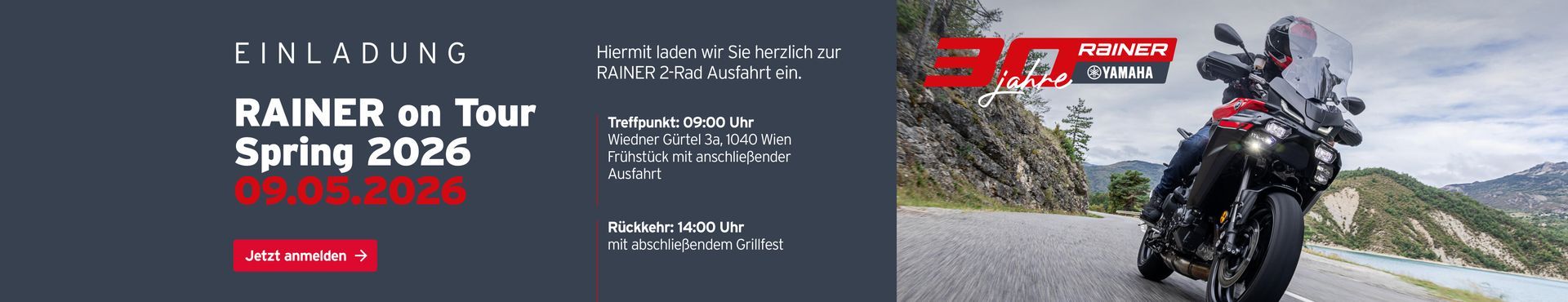 RAINER on Tour - die 2-Rad Ausfahrt