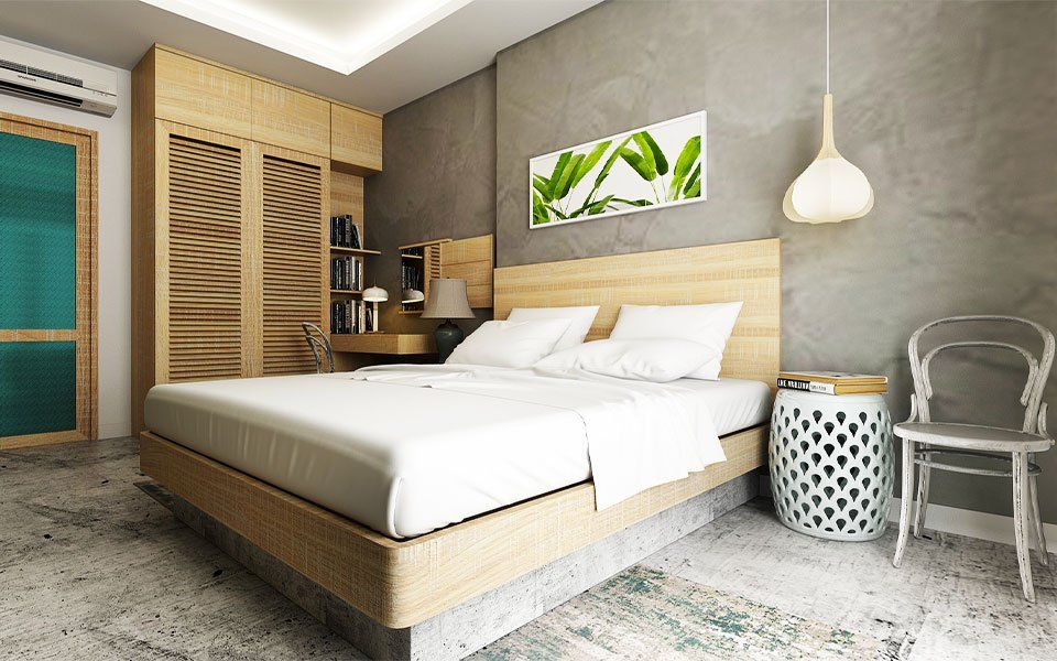 Beautiful bedroom renovation white modern
