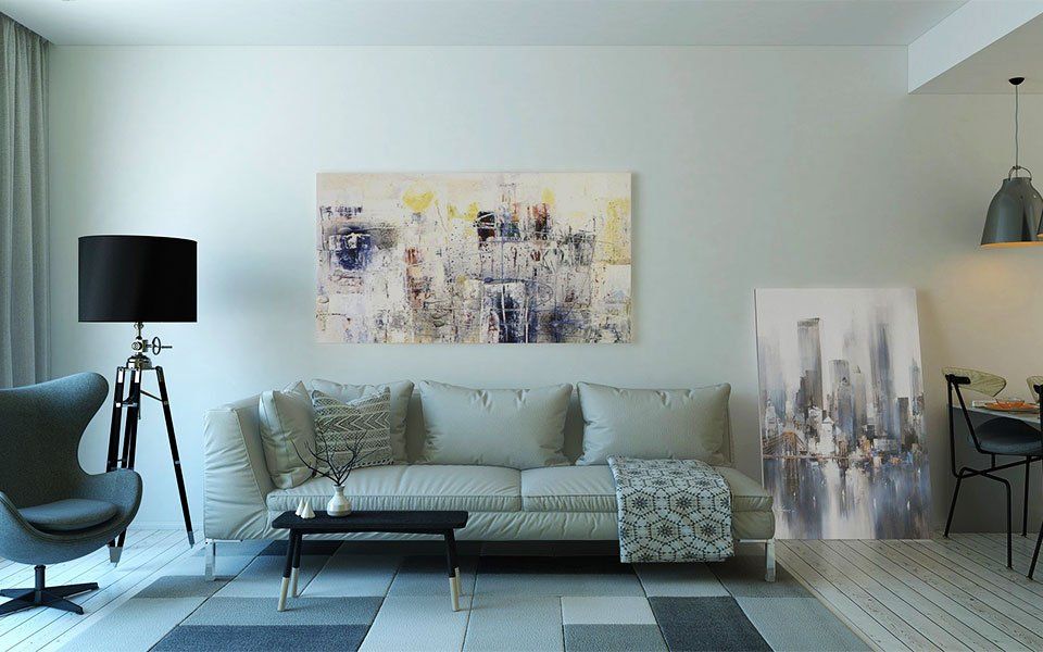 Beautiful small living room renovation white contemporary