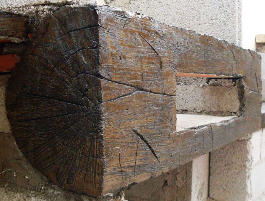 beautiful wooden effect outdoor barbeque area feature