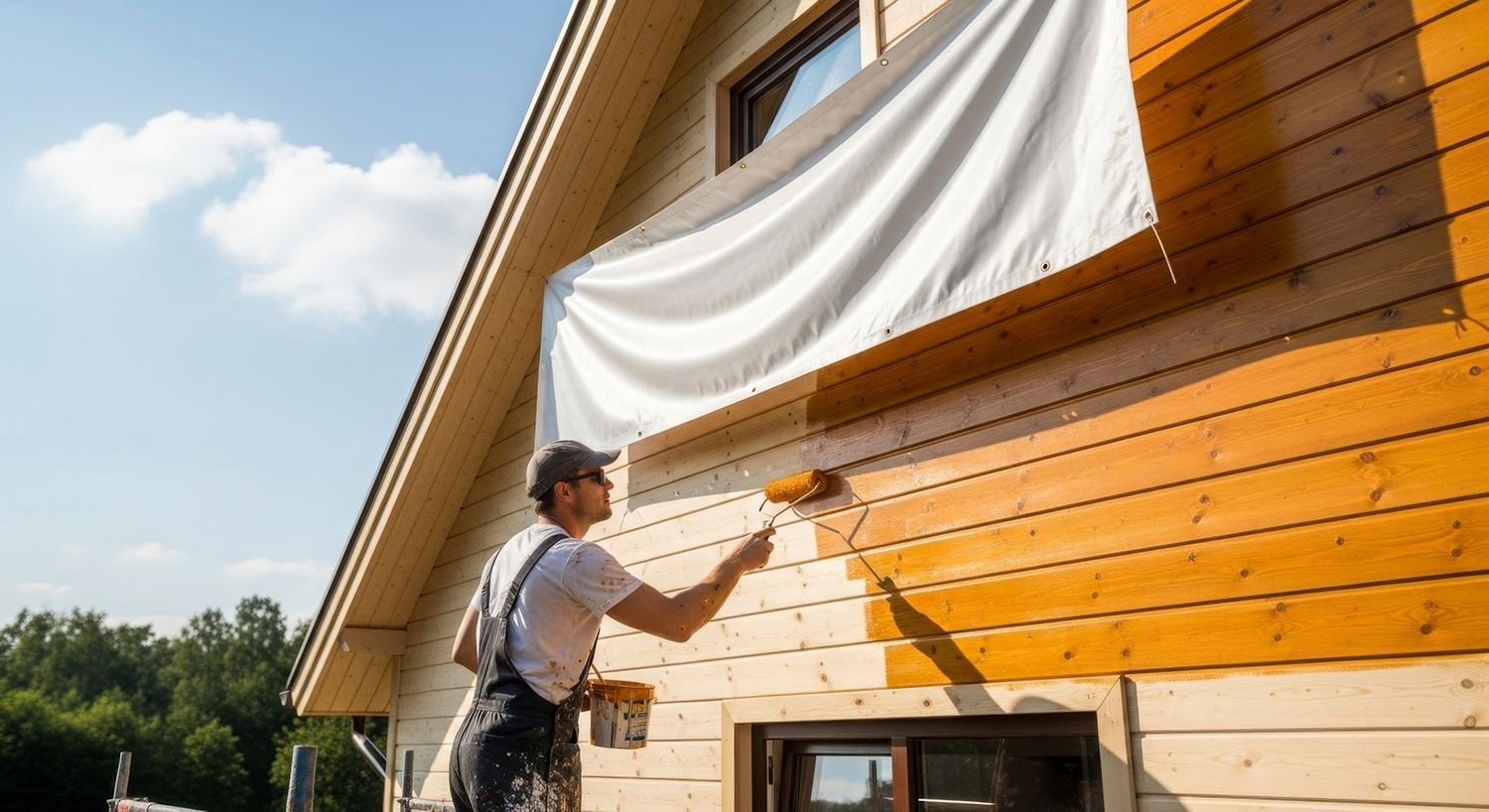 Quality exterior painting services for wooden homes, ensuring durability and aesthetic appeal.