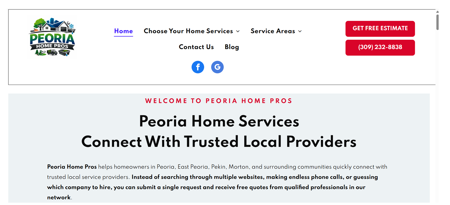 Website header with a digital marketing courses promotion, featuring a woman working on a laptop with a coffee.