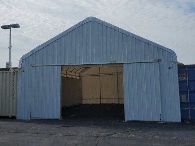 CoverIT Canada solid front wall.