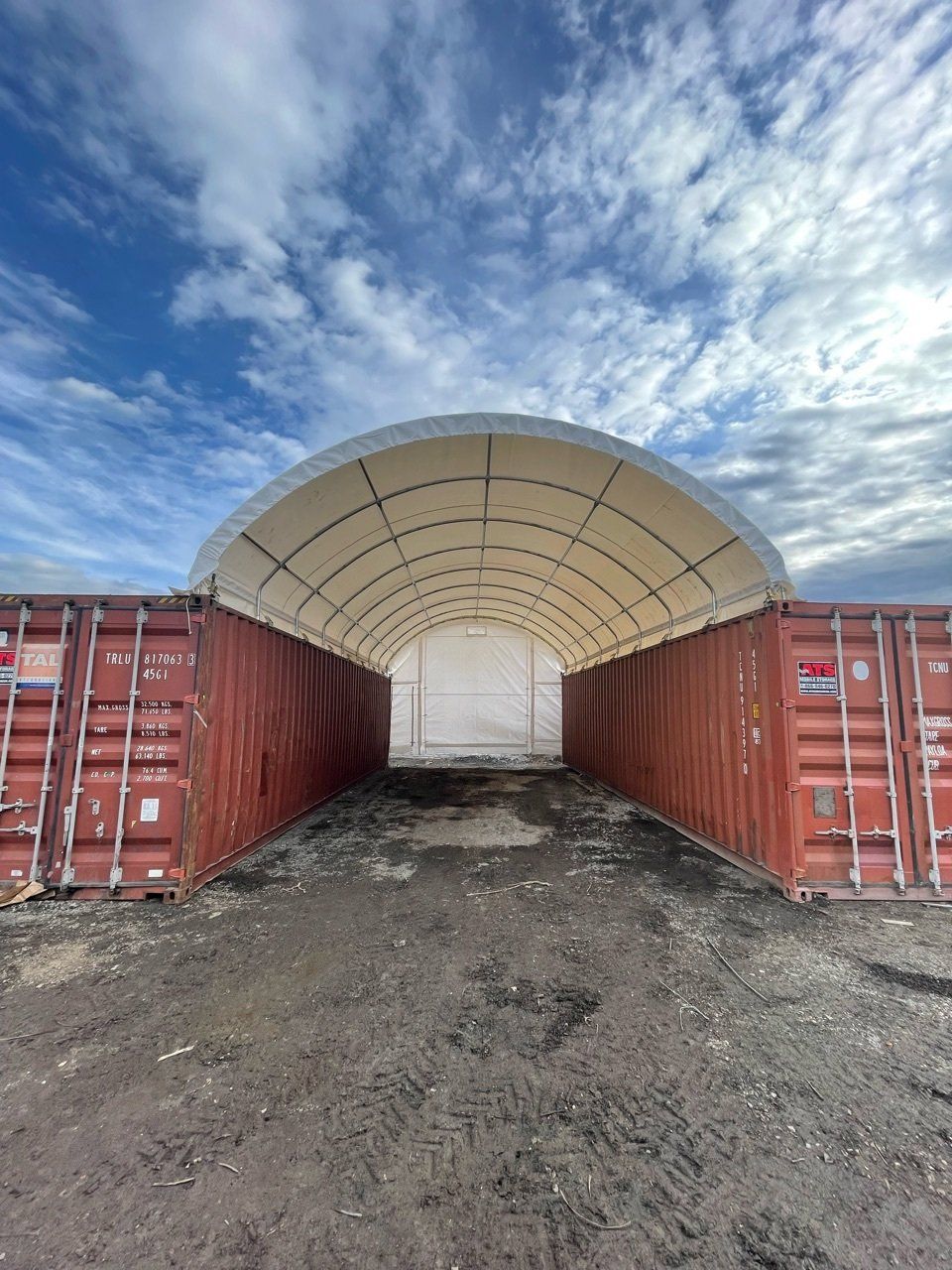 TMG Container shelter 20' x 40'