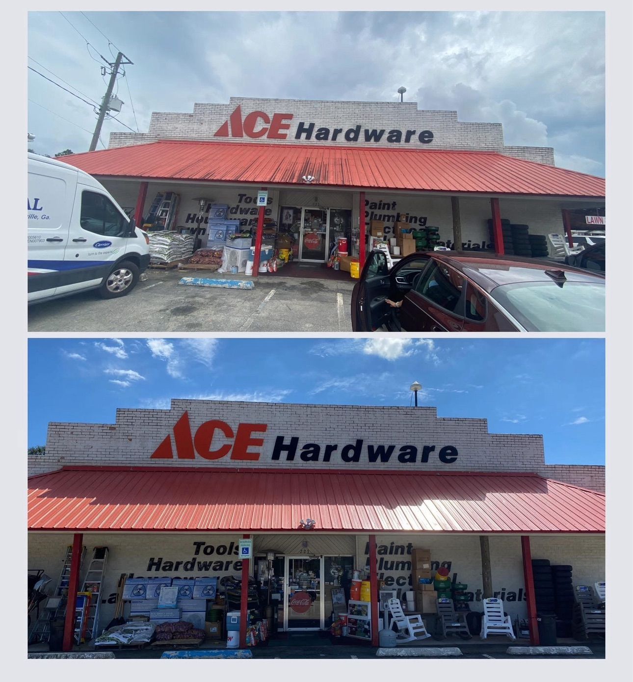 Store Front Cleaning — Glennville, GA — SQUIRT'S PRO WASH