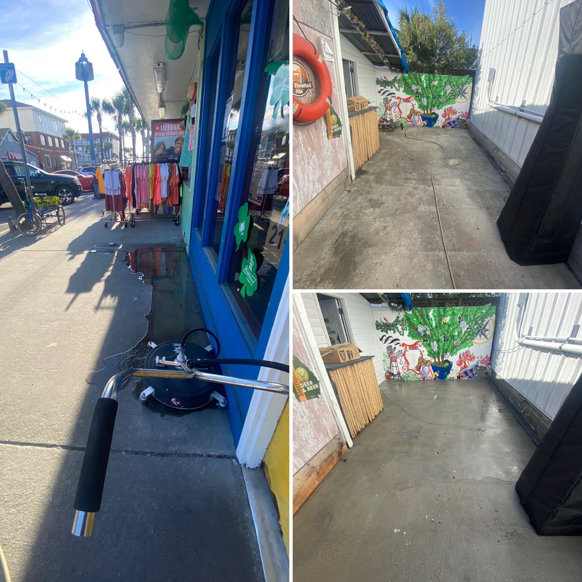 Pressure washing Tybee Island Ga