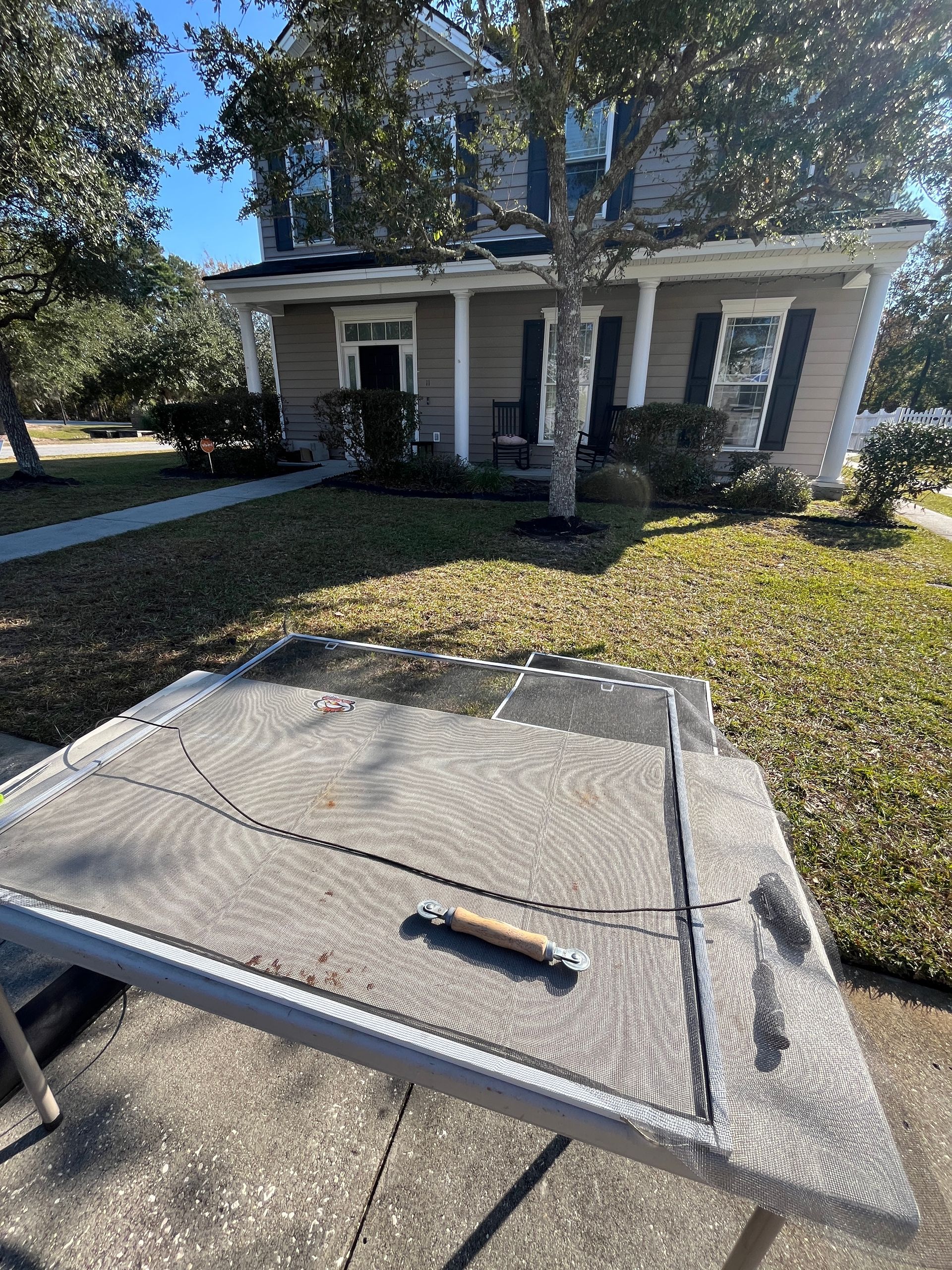 Window screen repair Richmond Hill Ga