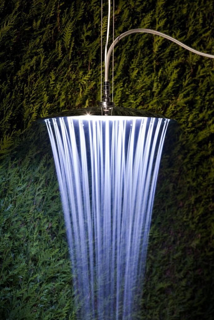 soffione doccia cromoterapia