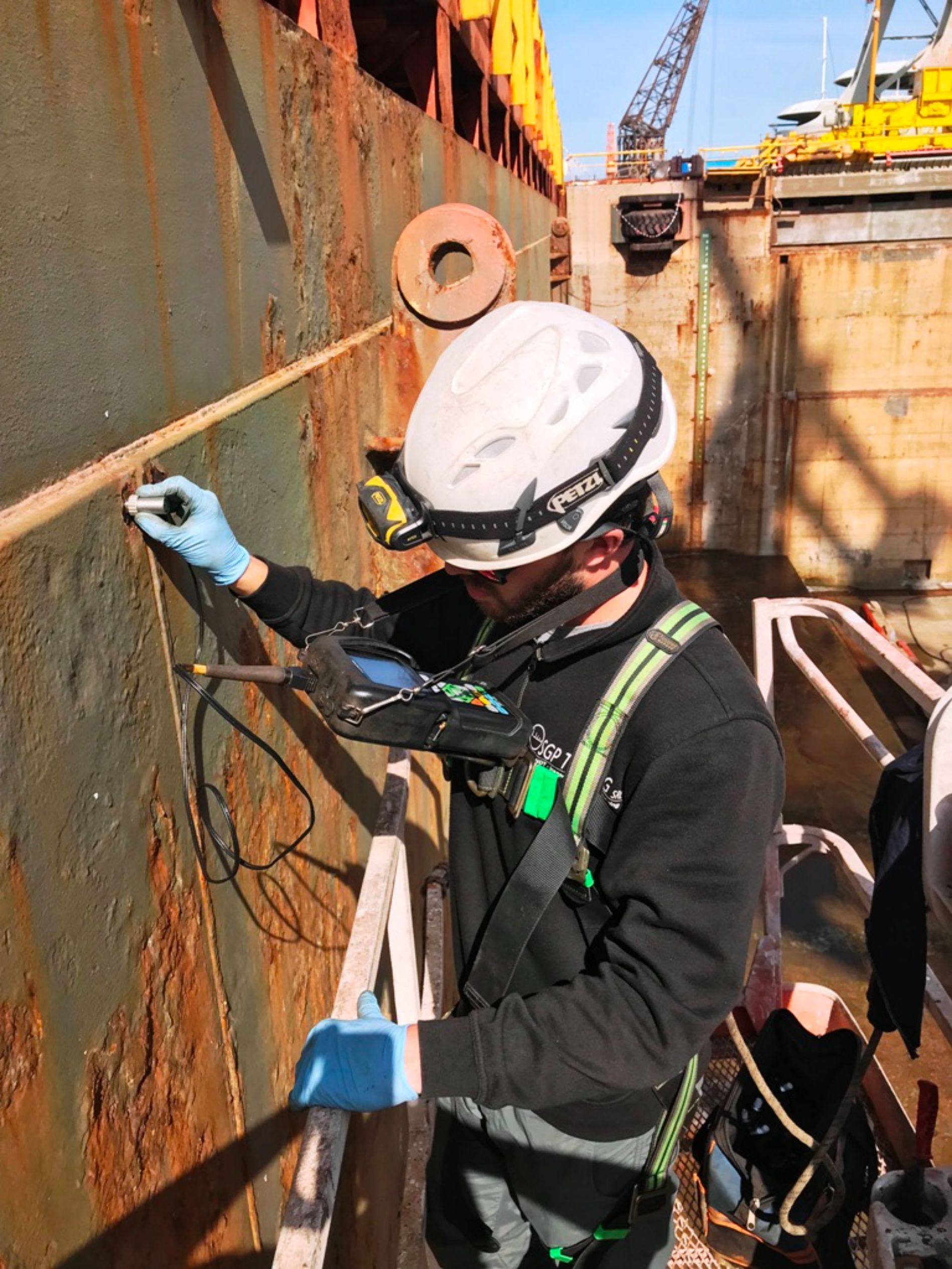 operator during inspection