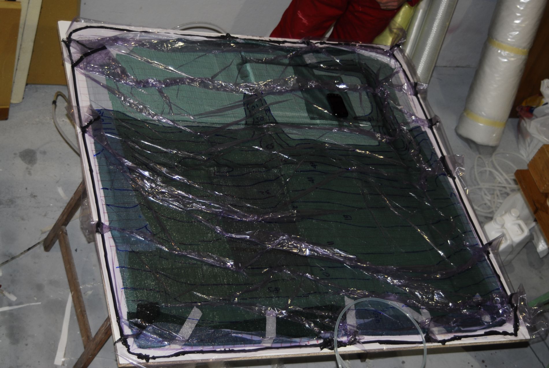 damaged component before restoration