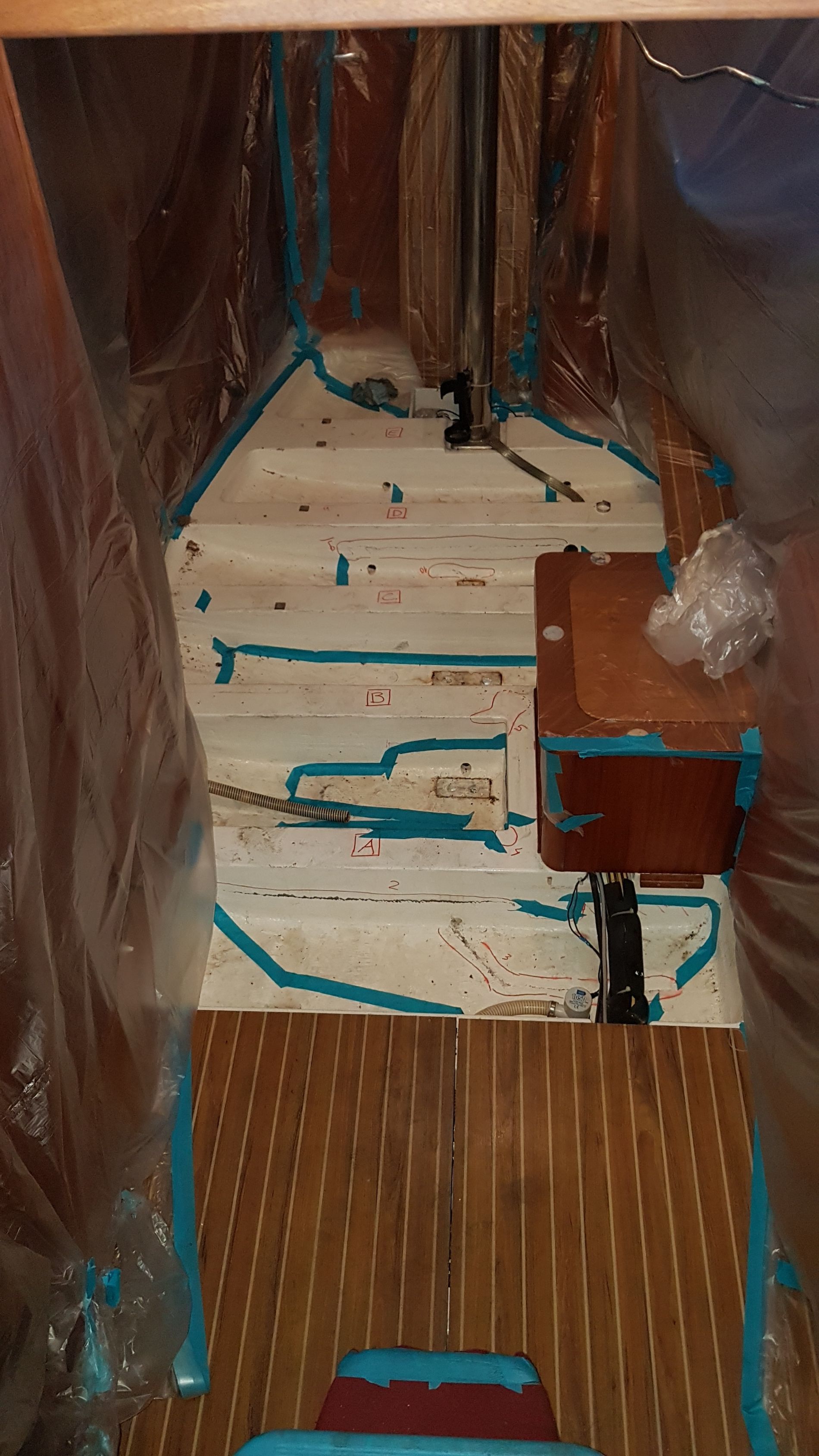 ripristino scale barca