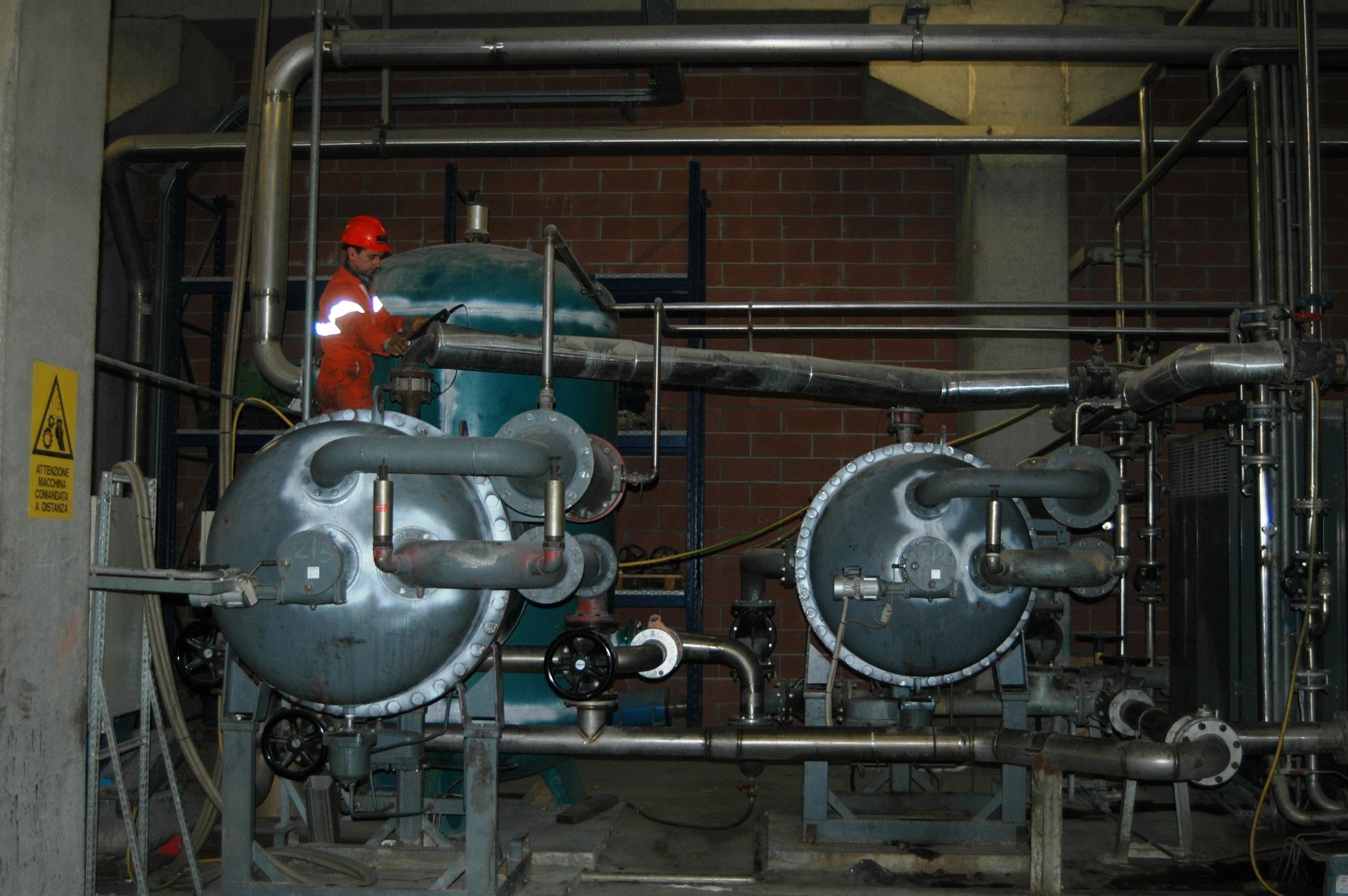 manutenzione impianto industriale