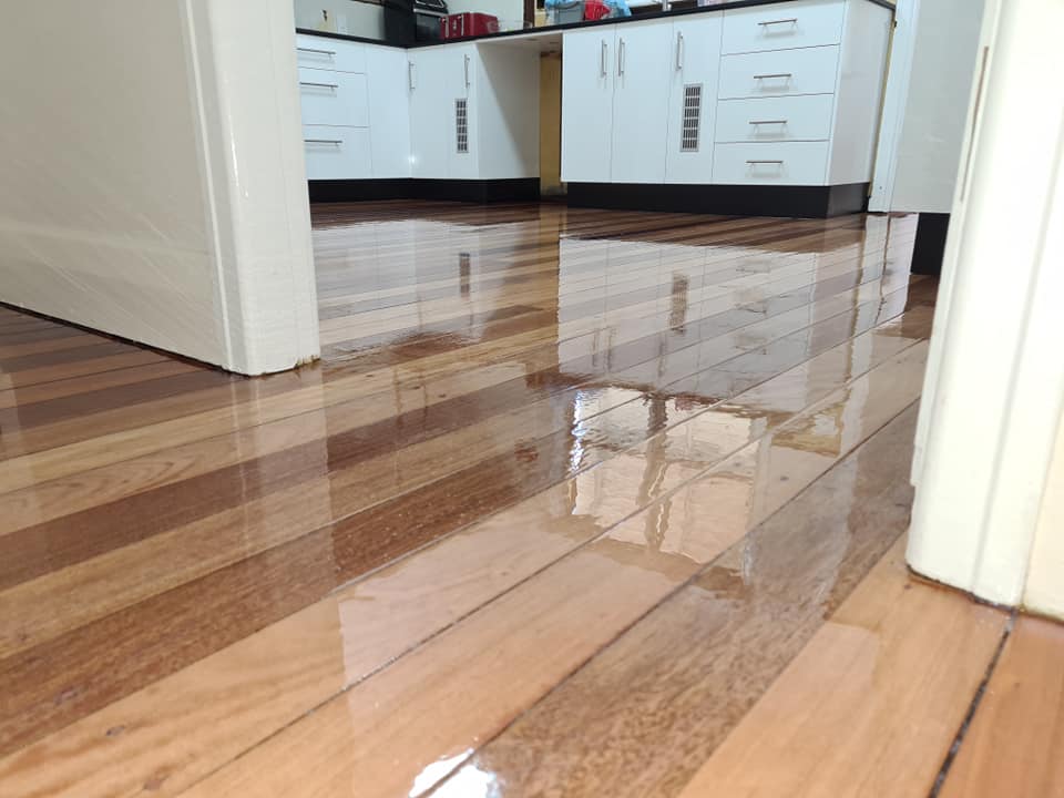Kitchen Floor After — Alan Aldridge Floor Sanding in Maryborough, QLD